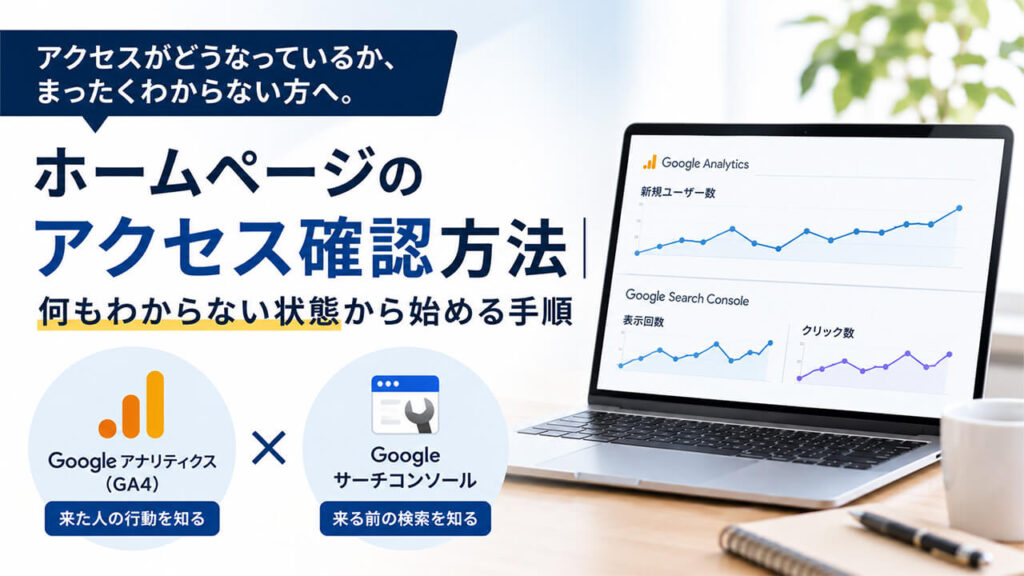 アクセスがどうなっているか、まったくわからない方へ。