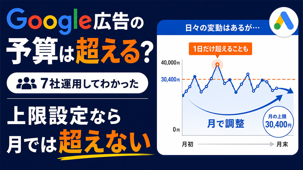 広告予算は超えない。 7社運用してわかった本当の話