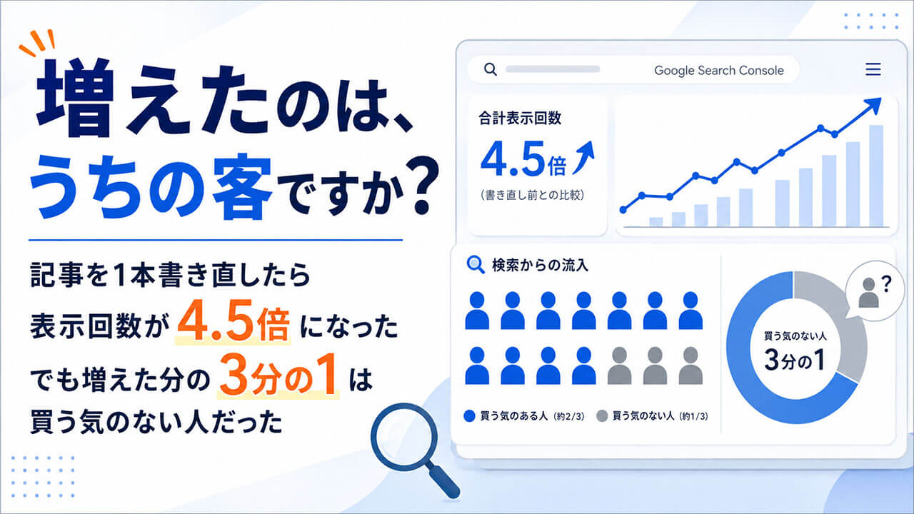 増えたのは、うちの客ですか？
